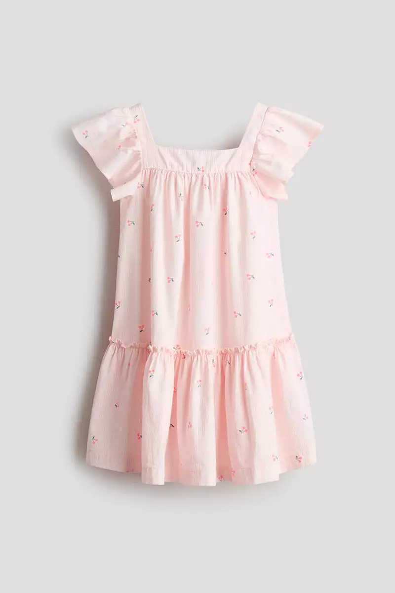 Flared cotton dress