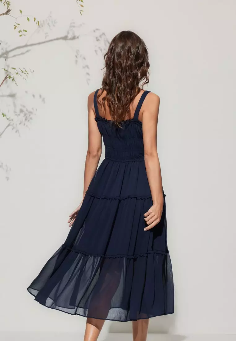 G2000 Smocked Tiered Maxi Dress