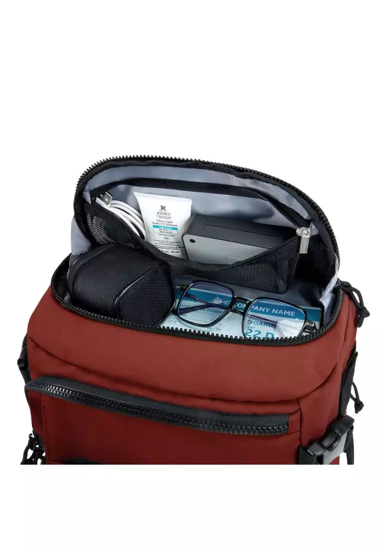 Bagsmart Blast Quick Access Carry On Travel Backpack Extended 38L (Brandy Snifter)