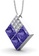 Her Jewellery purple and silver ON SALES - Her Jewellery Square Pendant with Premium Grade Crystals from Austria HE581AC0RAEMMY_2