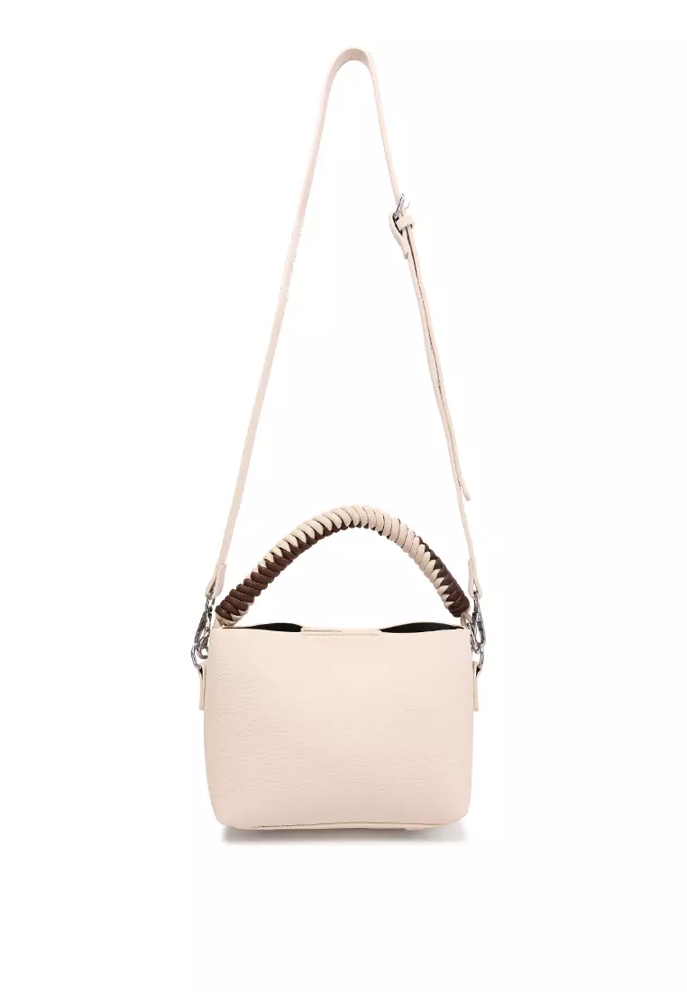 Cable Cord Strap Mini Bag In Off White