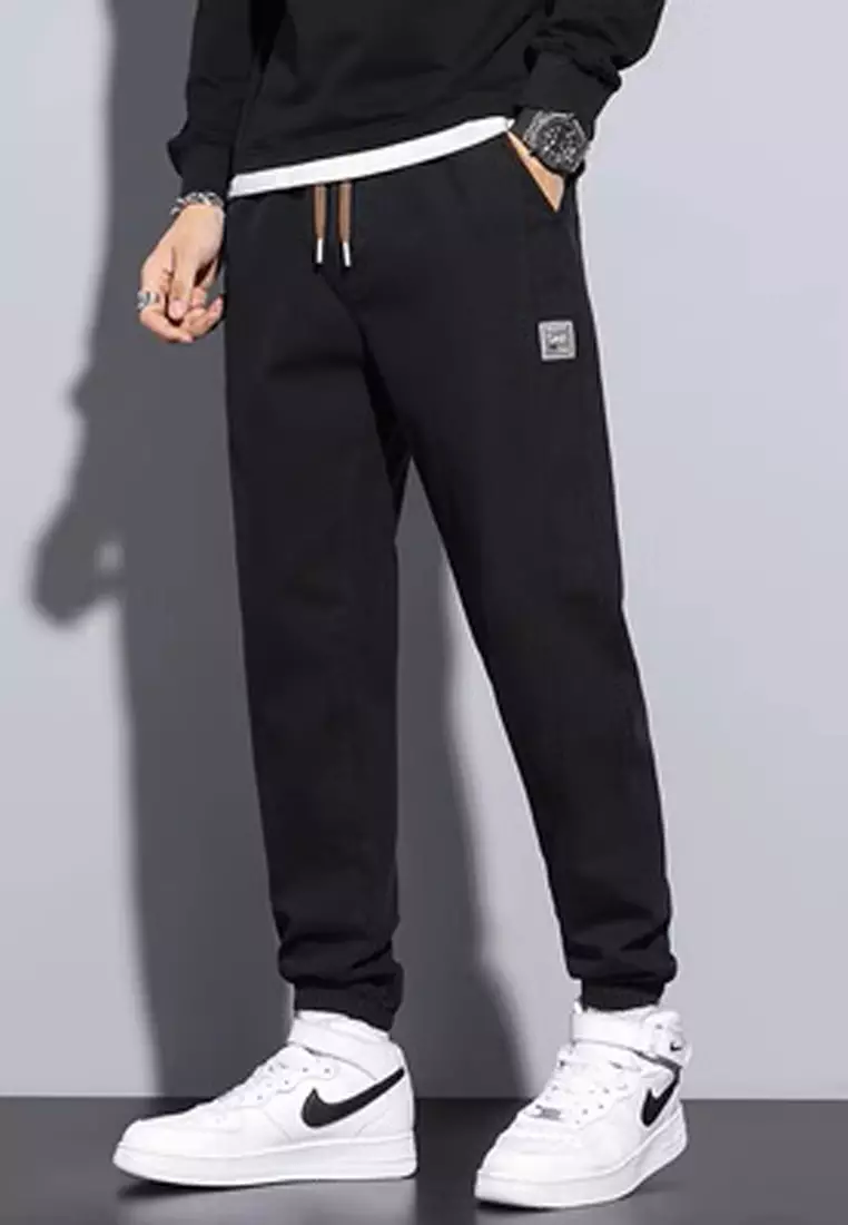 Buy Trendyshop Drawstring Slim Jogger Pants in Black 2024 Online