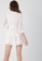 Dressing Paula white Cotton Eyelet Deep-V Short Dress E75A0AA44F74AFGS_3