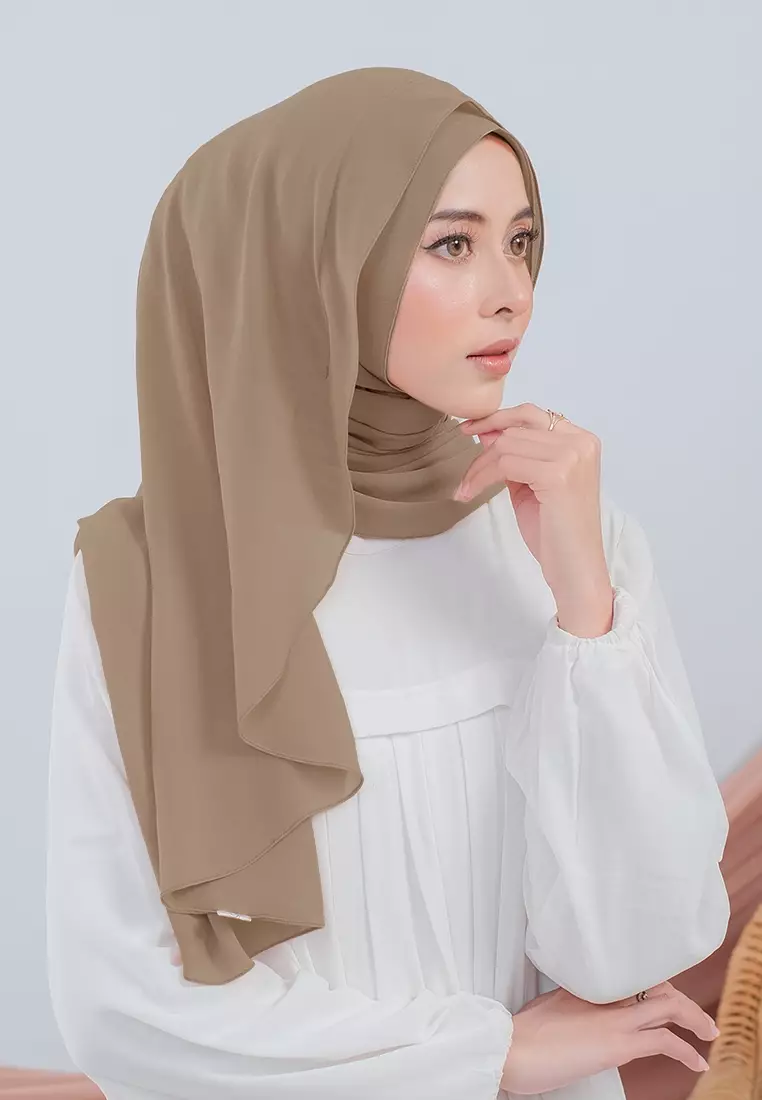 HIJAB INSTAN LUBNA - HAZELNUT