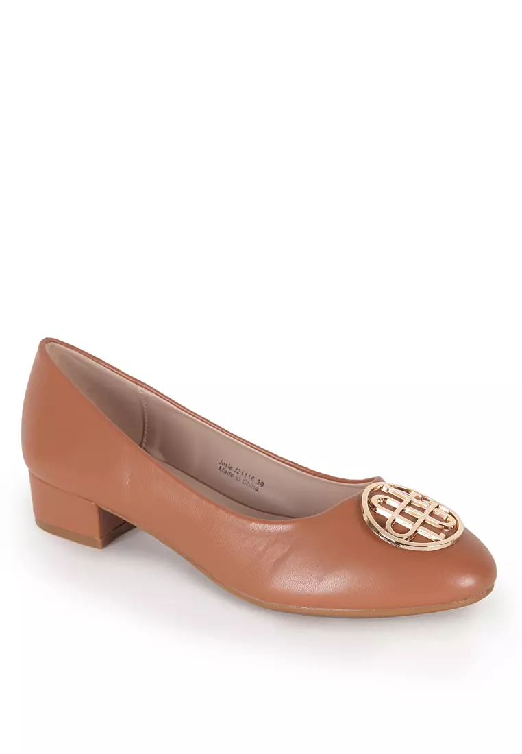 JOSIE J21116 - 2 HEEL SHOES BROWN