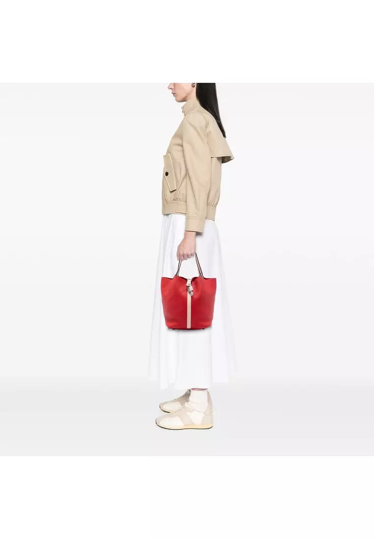 Pre-Loved Hermès Bicolor Clemence And Swift Picotin Lock 22