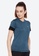 Fitleasure blue Fitleasure Women's Running/Training Teal T-Shirt 9B2F9AA88A92F4GS_2
