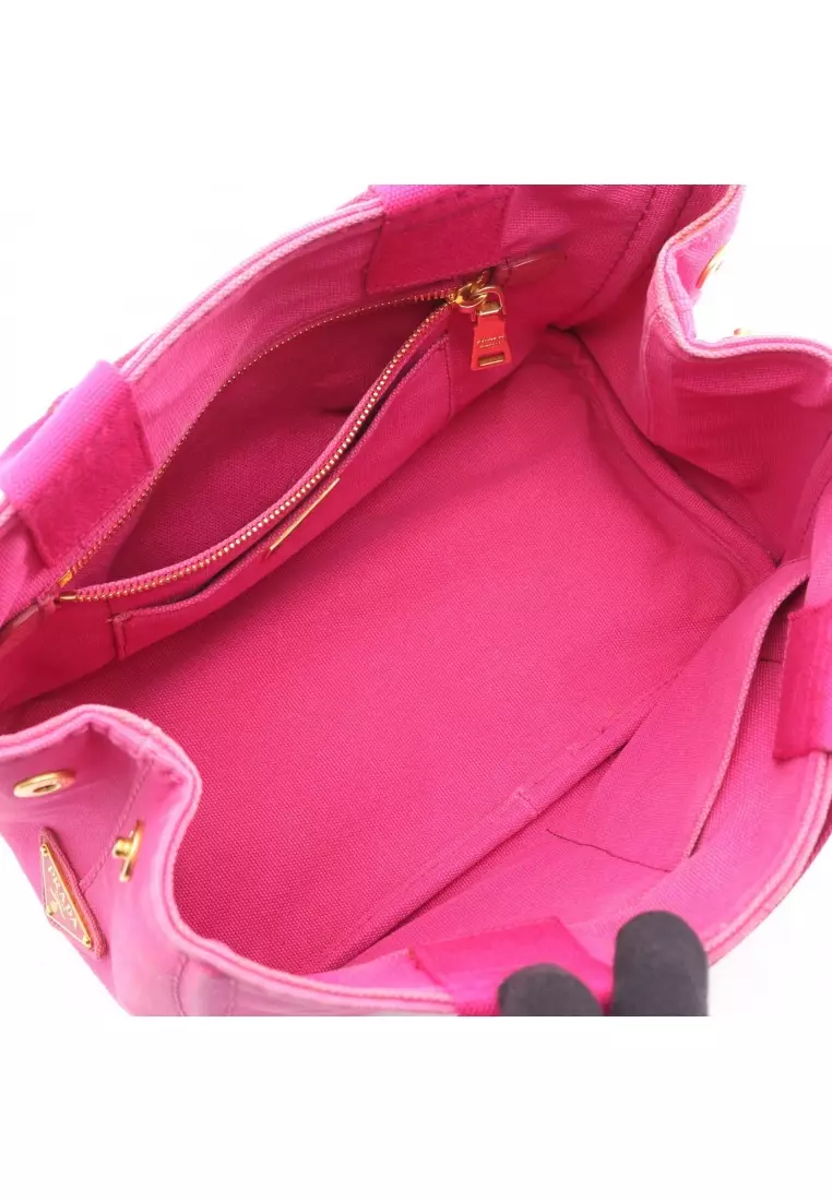 Buy Prada Pre-Loved Prada CANAPA Kanapa Handbag tote bag canvas