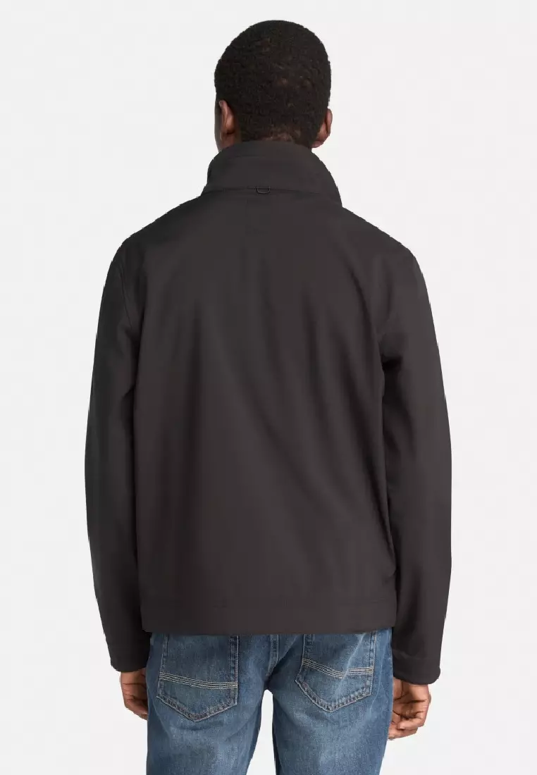 男款防風全拉鍊軟殼外套