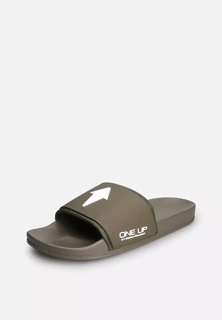 Discount on World Balance  shoes - SKU: One Up By World Balance Castiel Slides Men's Slides