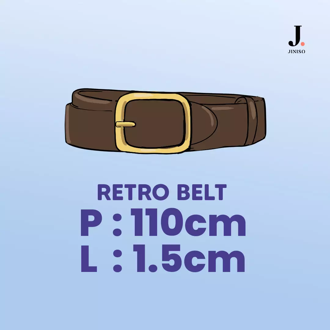 Ikat Pinggang Retro Belt Jeans Unisex