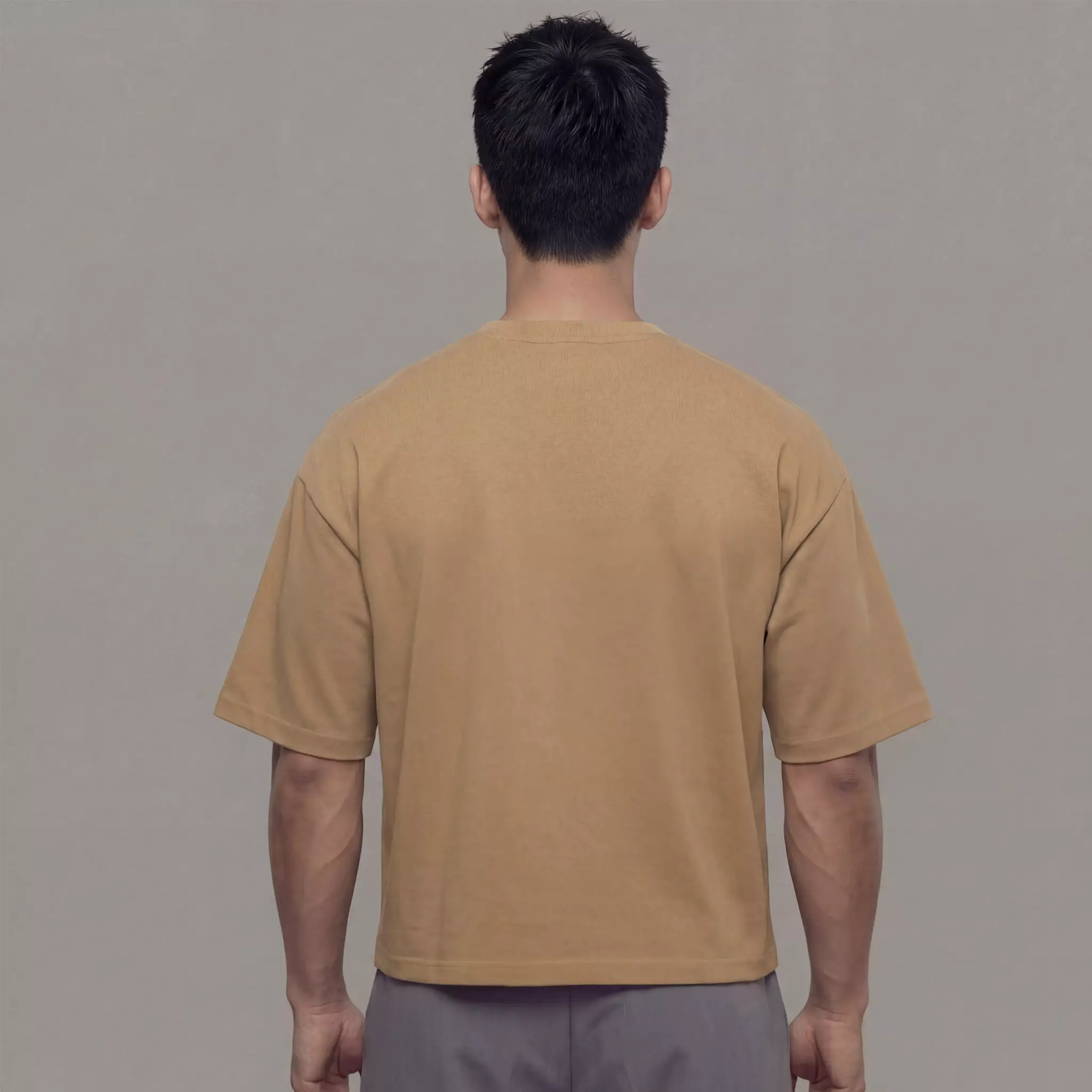 THIRDDAY Kaos Oversize Boxy Gym Scubalux Khaki Polos BXY MTZ46