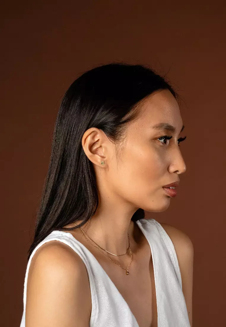 Stellar Studs Earrings 14k Gold