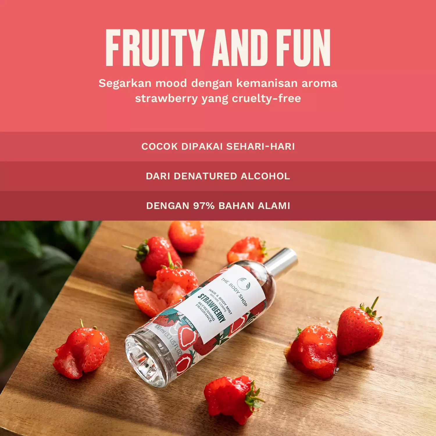 Strawberry Body Mist 100Ml