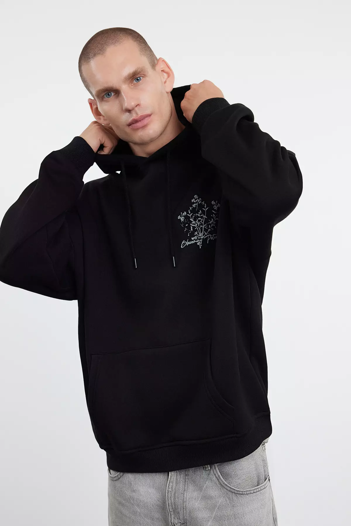 Long Sleeves Graphic Hoodie