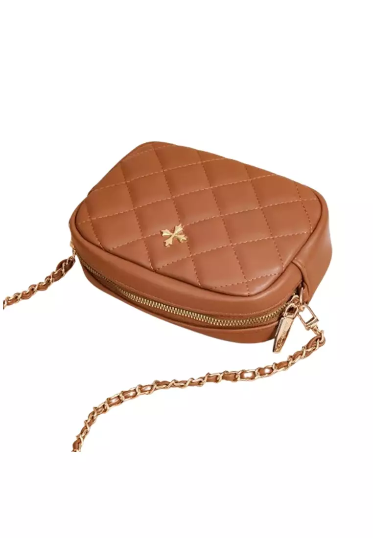 Tas Selempang Wanita Sling Bag Shoulder Bag Bahan Kulit PU Leather Premium BAEOS