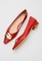 Twenty Eight Shoes 紅色 VANSA 飾物尖頭小跟鞋 VSW-F669717 9828DSH84F27C5GS_3