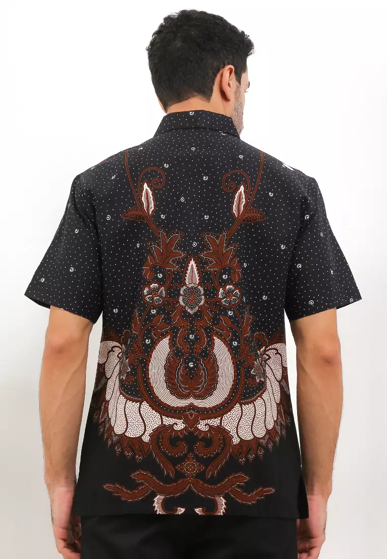 Hem Body Fit Batik Sayap Garuda Kencana