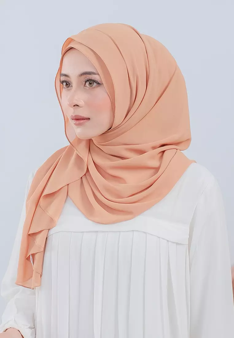 HIJAB INSTAN LUBNA - DUSTY ORANGE