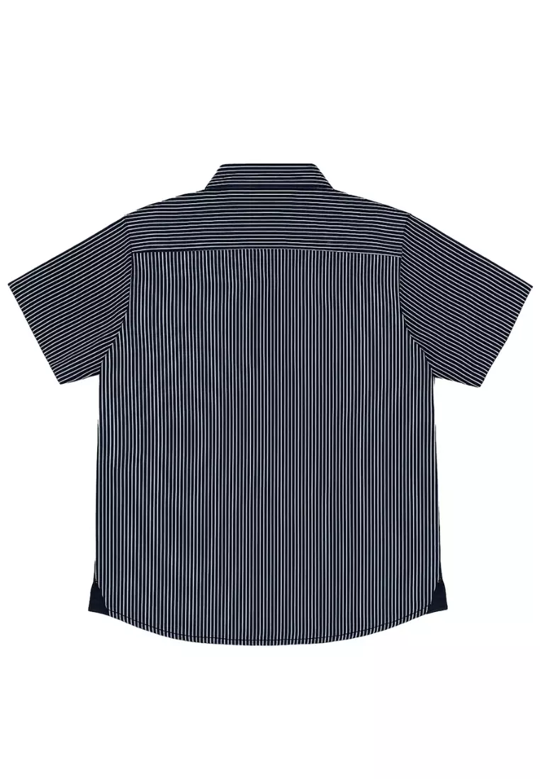 POLICE Kemeja Salur Cotton Anak Laki Laki