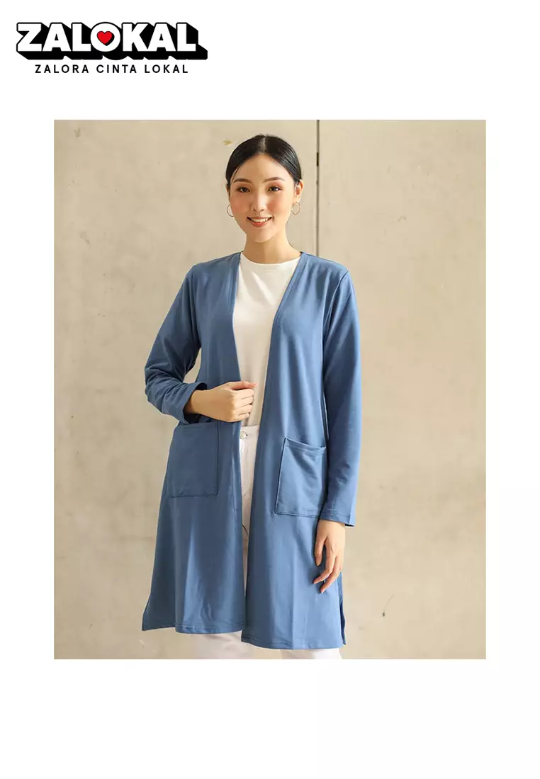 Geulis.id BASIC OUTER BASIC COLOR (6 warna) Outerwear - DENIM