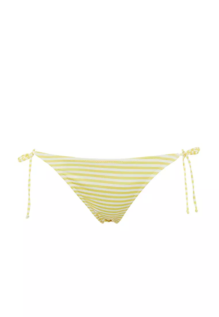 Stripe Tie Side Bikini Bottom