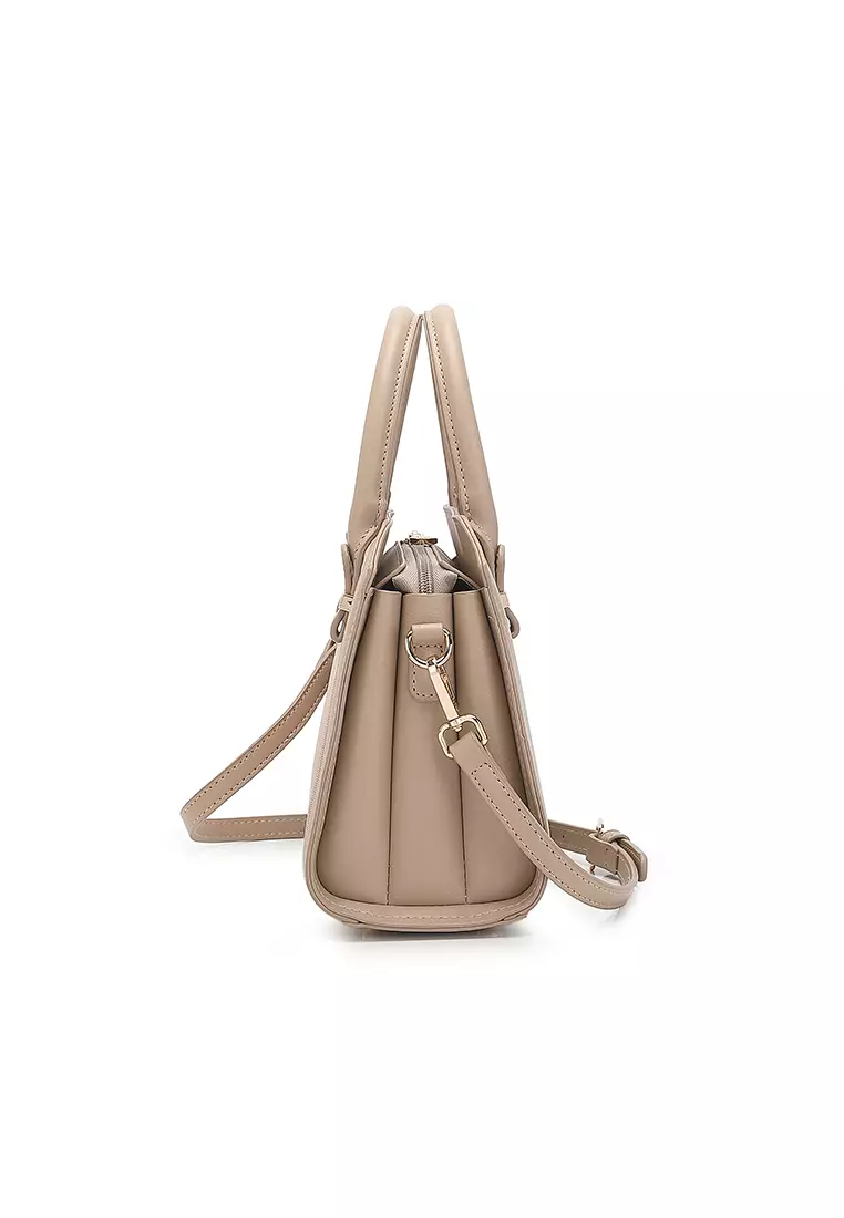 Women's Top Handle Bag / Sling Bag / Crossbody Bag / Shoulder Bag (手拿袋 / 斜孭袋 / 單肩包) - 棕色