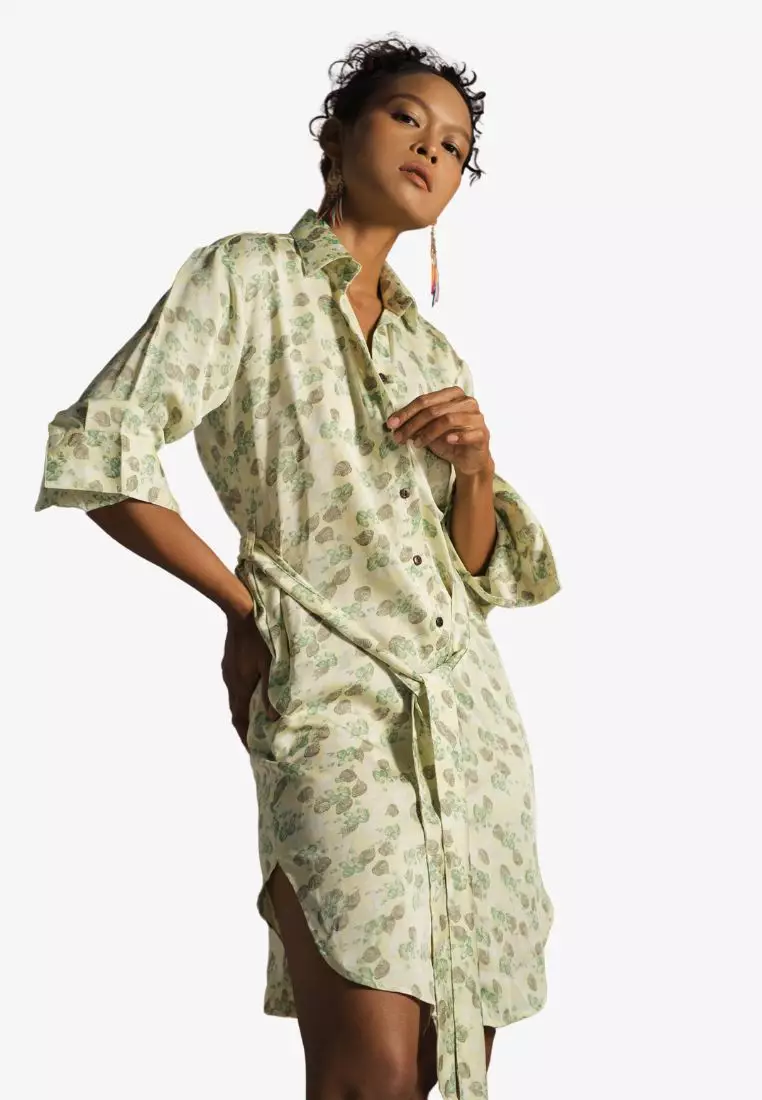 Summer Get Away Midi Linen Dress