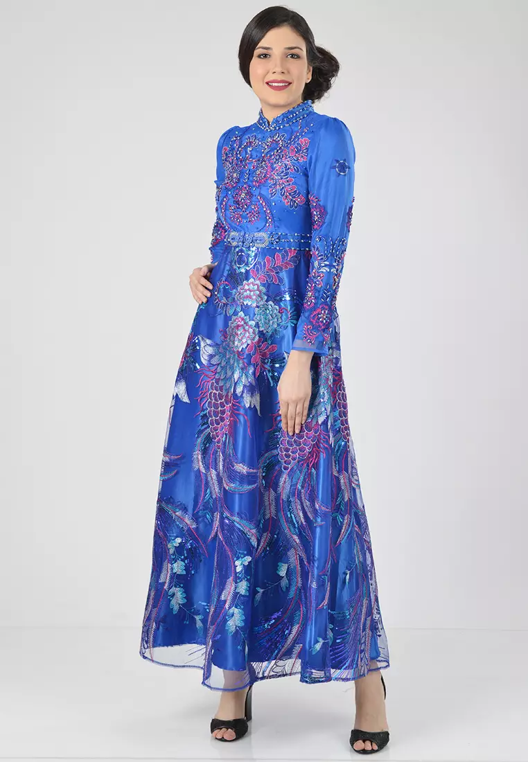 Bibiq Gamis Tile Bordir