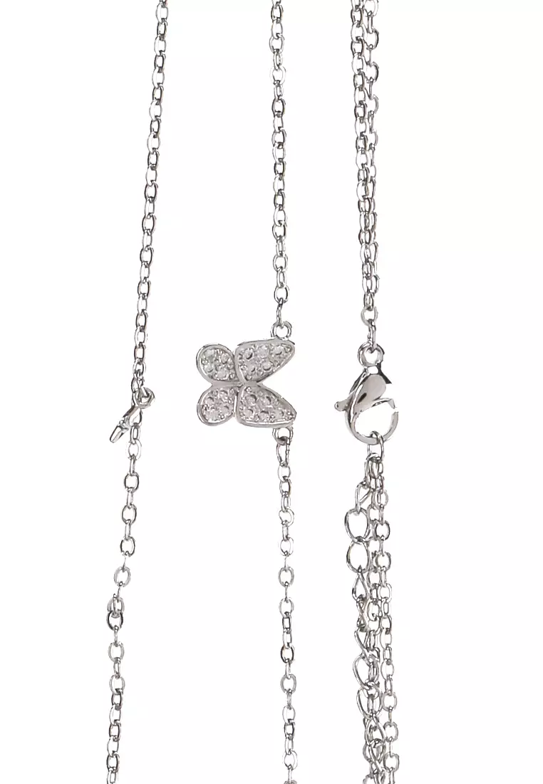 Papillon Layered Charm Necklace