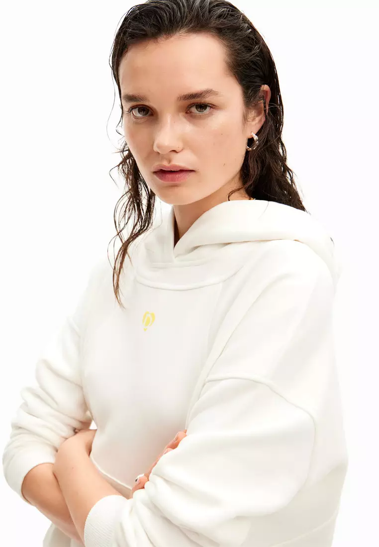 Desigual Woman Patchwork hoodie.