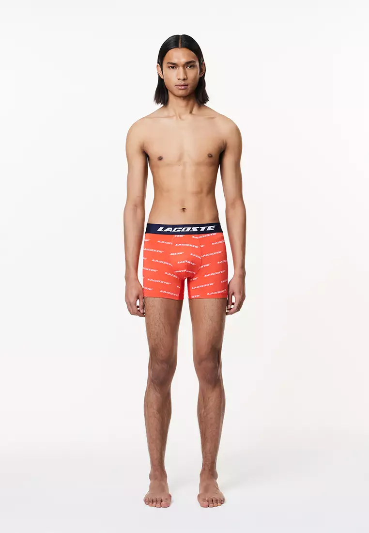 Men’s 3-pack Lacoste Microfiber Print Trunks