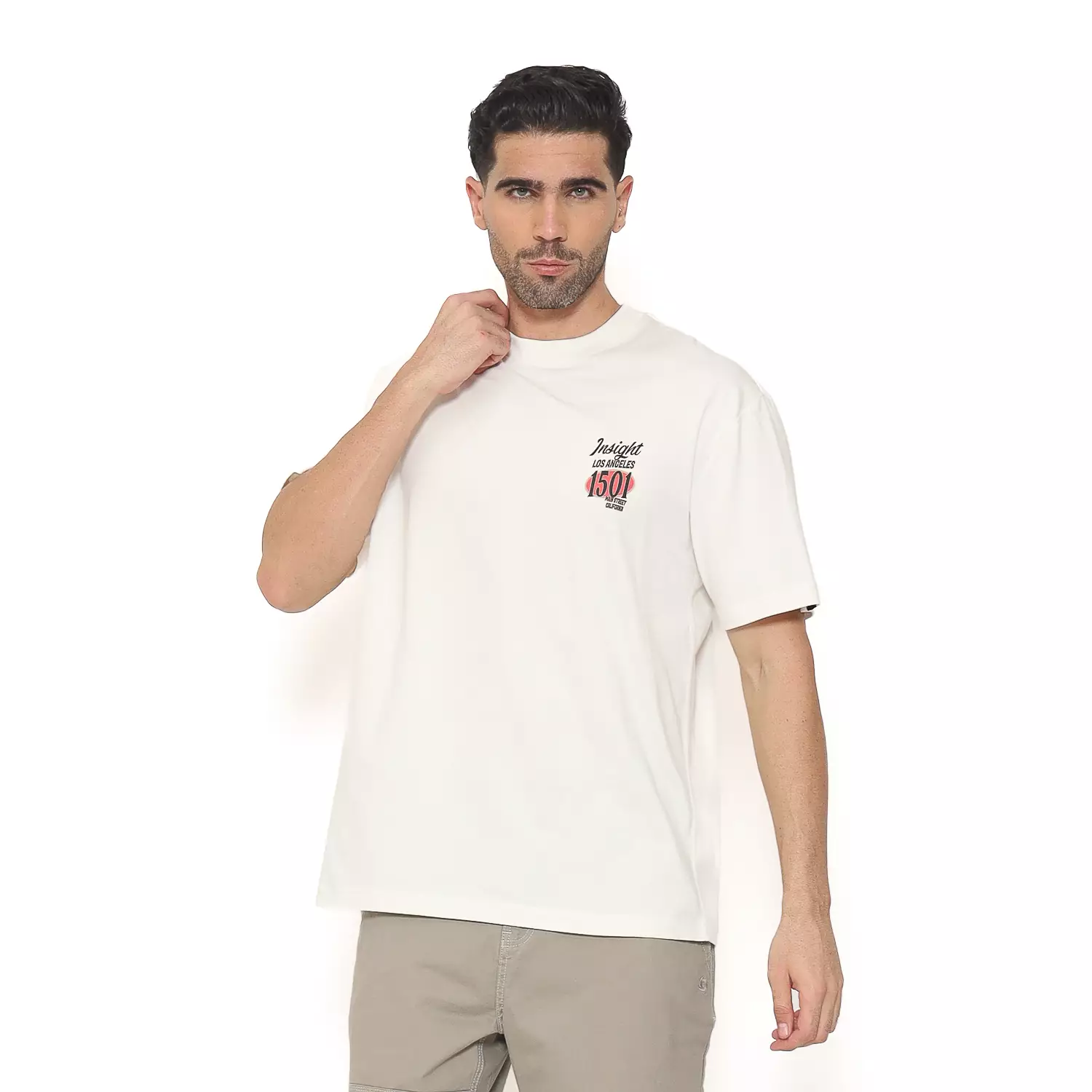 Insight Kaos Lengan Pendek Pria Barley Oversize Planet Surf