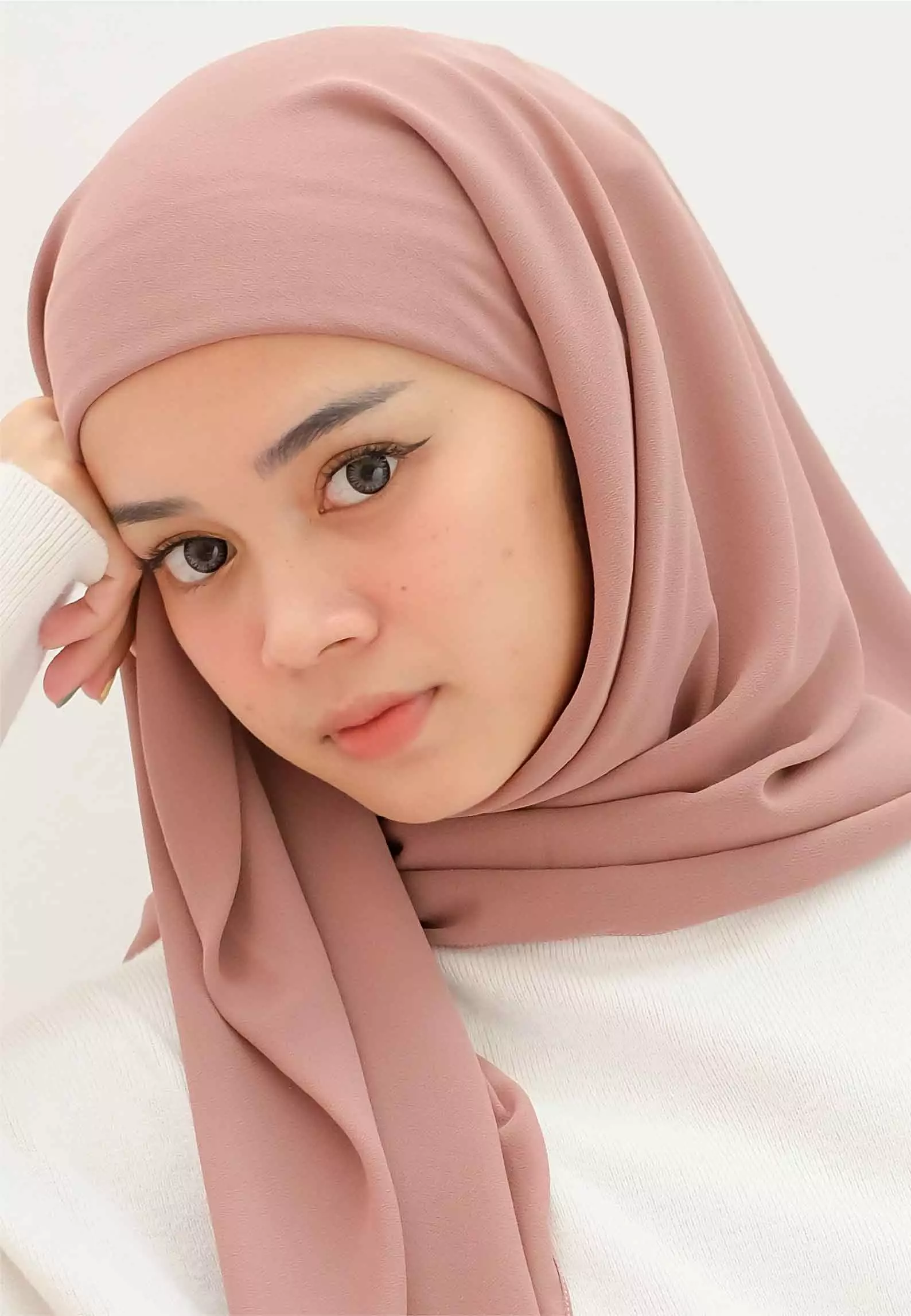 Araa Square Dark Nude Pink