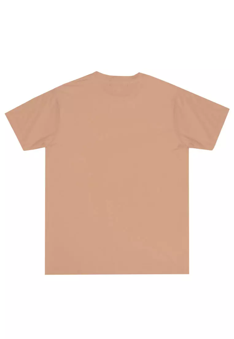 NTC65 kaos anjing wiremesh anti kusut nade lengan pendek stretch khaki