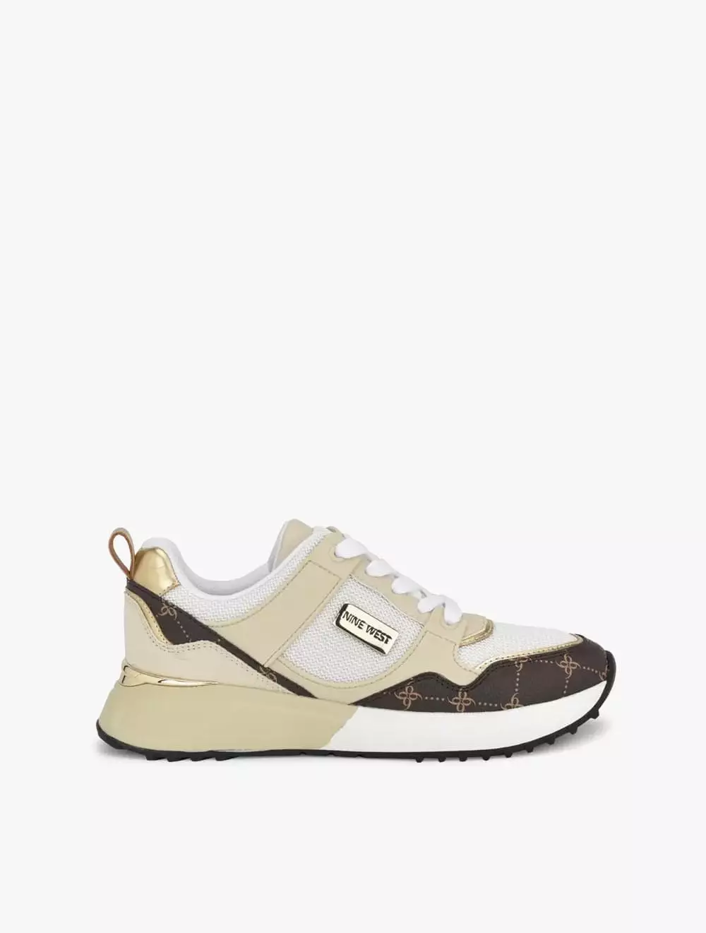 Nine West Women's Tonas Sneaker - Casual Lace-Up Platform Sneakers For Everyday Wear