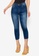 Freego blue Regular waist Cindy Slim Basic Five Pocket Jeans E3A59AA338F800GS_1