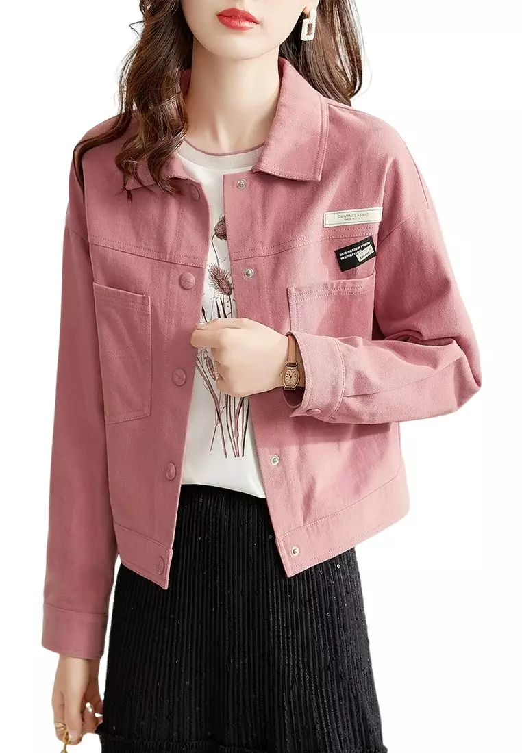 Buy OUNIXUE Temperament Lapel All Match Ins Jacket 2023 Online