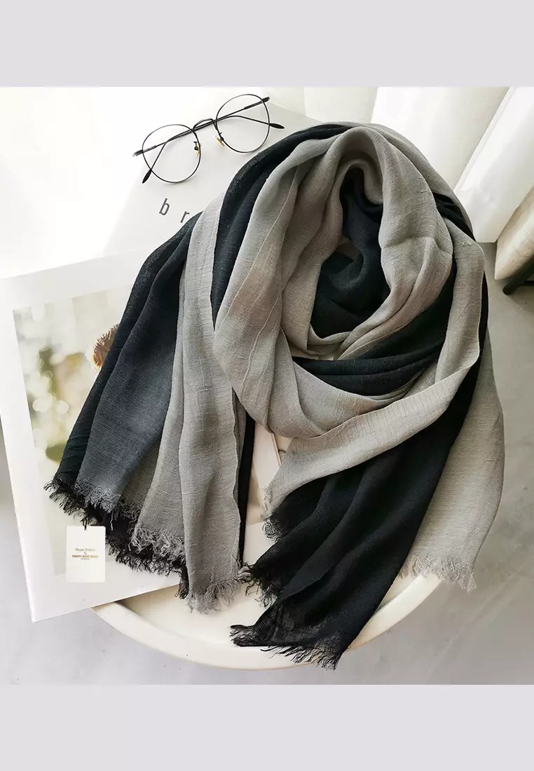 Cotton Yarn Mix Color Tie Dye Scarf JW JS-1100.a