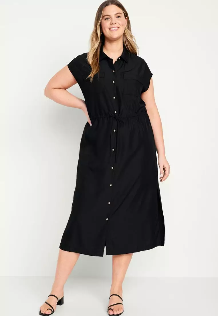 Waist defined maxi dress best sale
