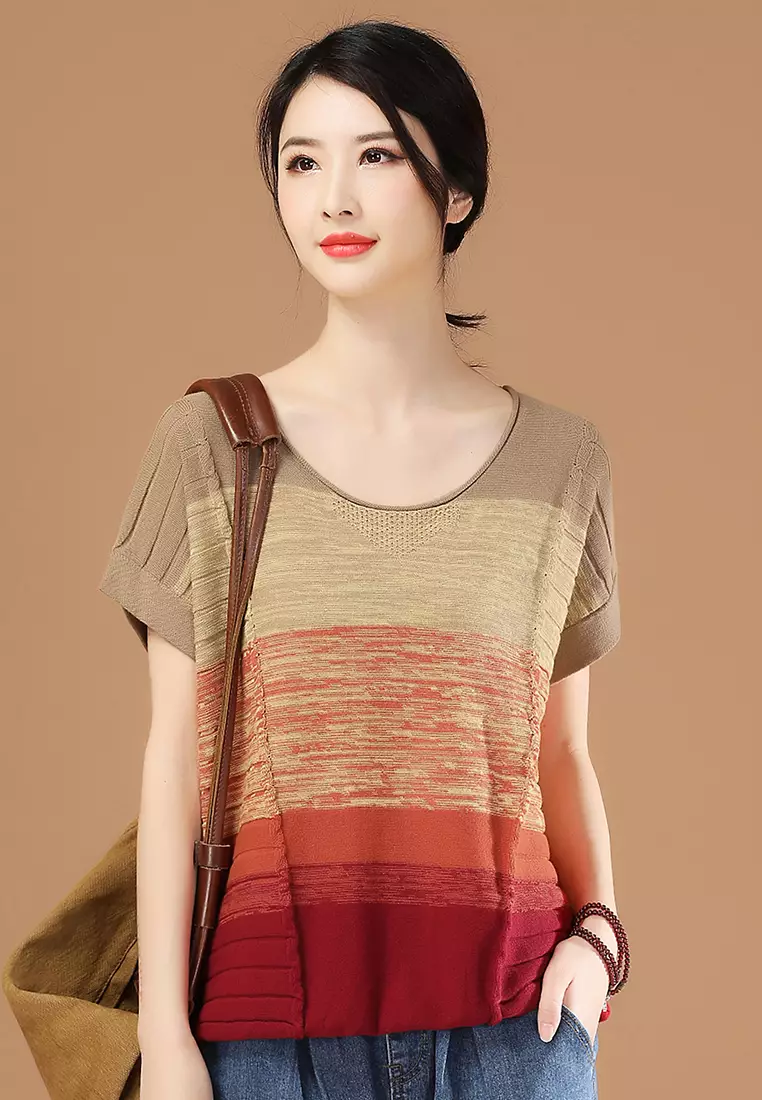Girls short sleeve sweater online