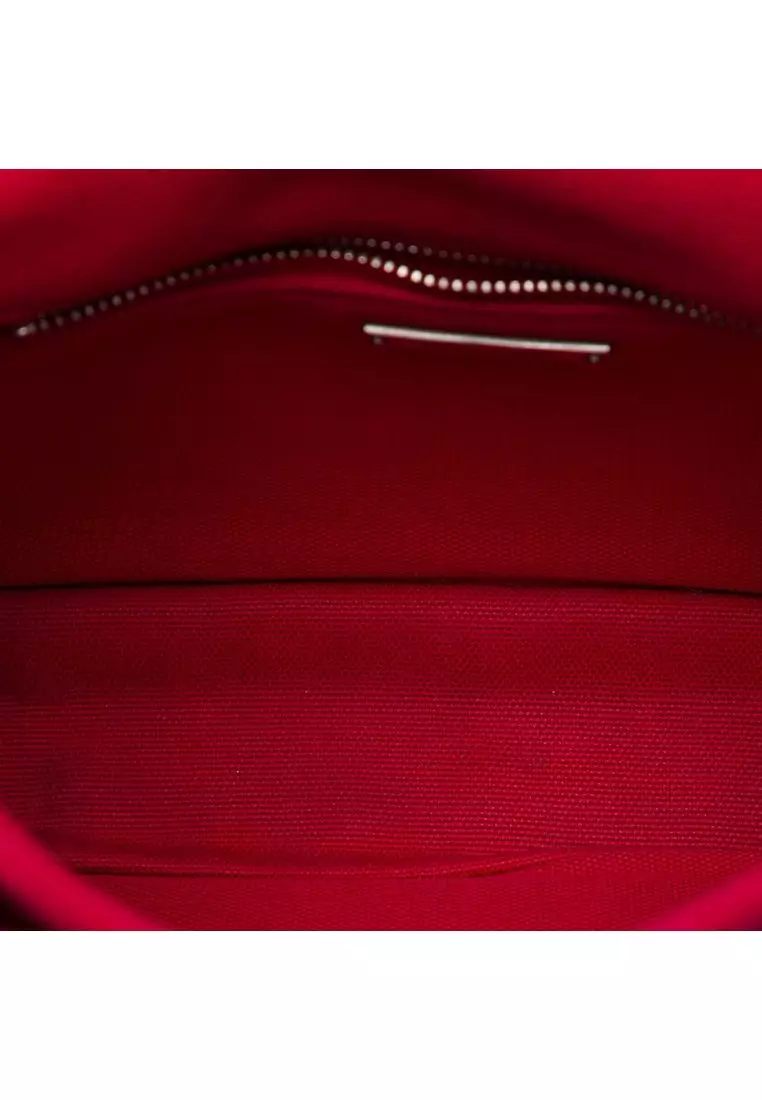 Pre-Loved Miu Miu Canvas Canapa Chain Flap Crossbody