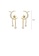 Glamorousky white 925 Sterling Silver Plated Gold Fashion Temperament Moon Star Tassel Earrings with Cubic Zirconia 7F39EAC80C240EGS_2