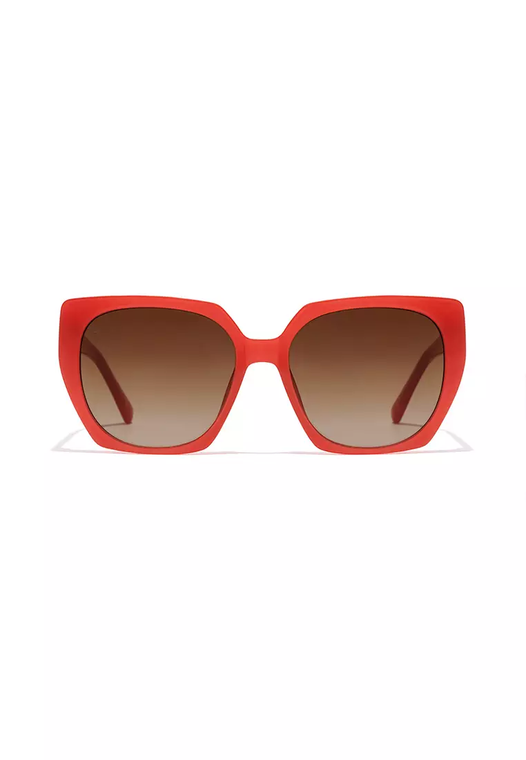 HAWKERS Coral Peanut Butter Eco Boujee Sunglasses For Women, Female. Official Product Designed In Spain