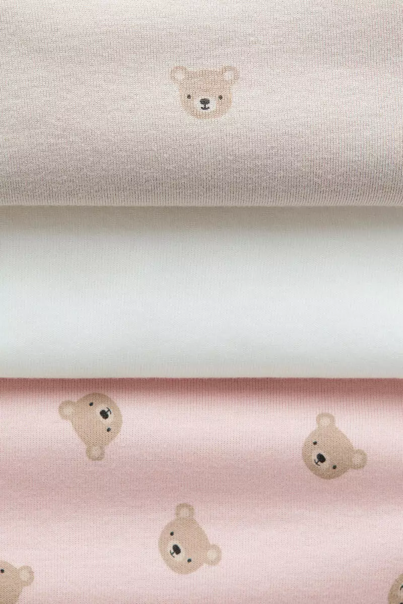 3-pack envelope-neck bodysuits