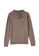 A-IN GIRLS brown Simple Solid Color Half Turtleneck Sweater CD095AAE6049E6GS_1