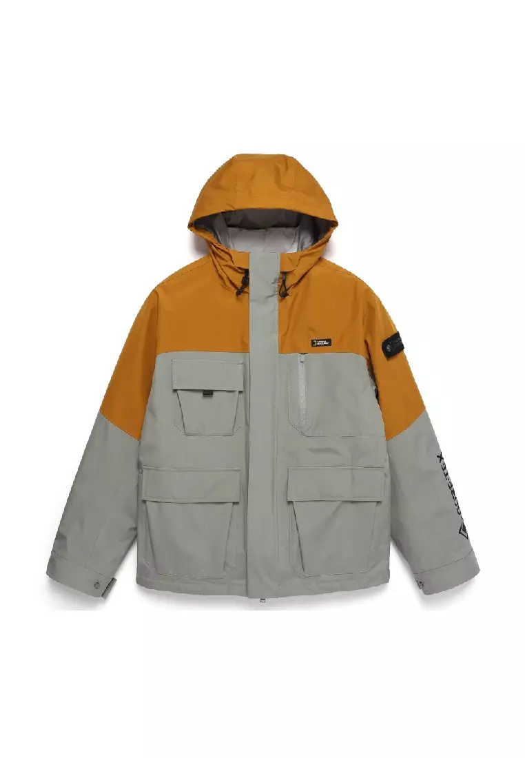 Unisex 3-in-1 GORE-TEX Color Block Down Jacket