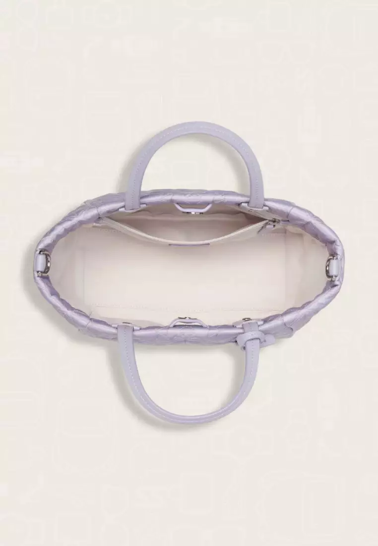 Kate Spade Tilly Quilted Small Tote Bag Frozen Lilac