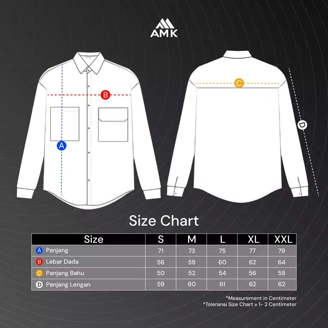 AMK Kemeja Pria Lengan Panjang SHP Morgan L/S Khaki