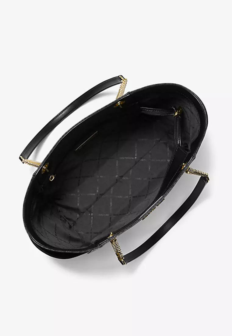 Jet Set Large Signature Logo Shoulder Bag